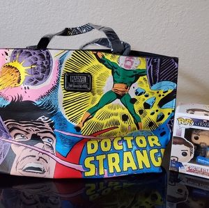 Loungefly Dr Strange Comic Tote Bag